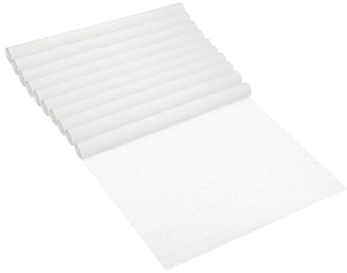 PATIKIL Krepppapier, 50x150cm, 10 Rollen, Crepepapier, Kreppband, für Handwerke, DIY, Partys, Feiertag, Dekoration, Weiß