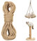 Corda In Juta Naturale Spessa 8 mm, 20 m Spago Juta, Corda Canapa, Corda Juta, Corda Di Iuta Naturale, per Artigianato DIY, Giardinaggio e Floristica, Decorazione Tiragraffi per Gatti, Decorazione