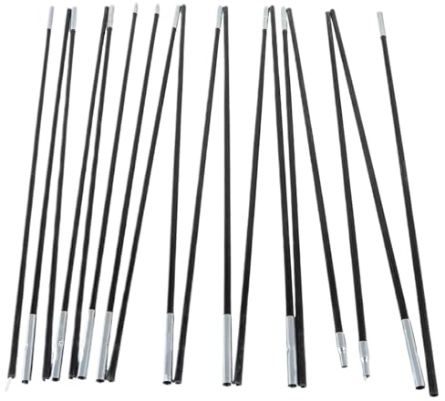 AMENGJ Zeltstangen aus Fiberglas 1 Paar 3/3.3/4/4.48/4,9 m Fiberglas Zelt Stange Camping Zelte Pole Bars(3.0m)