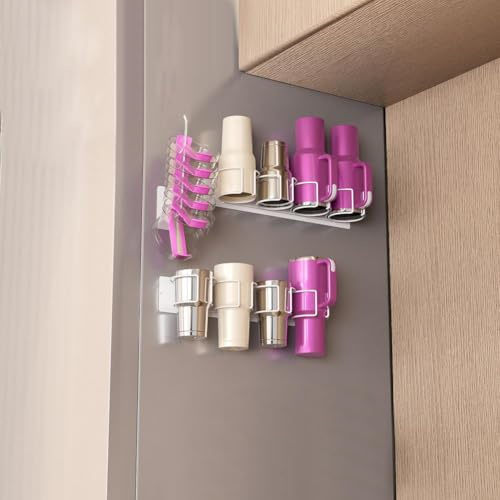 Stanley - Portavasos magnético para refrigerador, soporte resistente para vasos, montaje en pared o organizador de refrigerador, estante para botellas de agua que ahorra espacio para vasos de 30 onzas