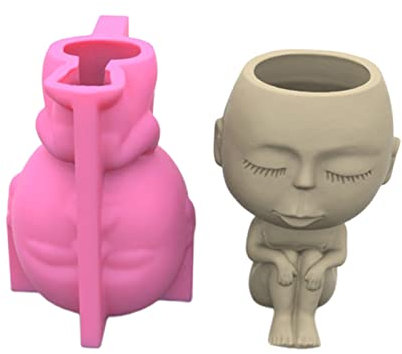Moule en silicone pour pot de fleurs, béton, ciment et plâtre, moule en résine époxy, moule de décoration d'intérieur pour moulage de résine, résine époxy, ciment