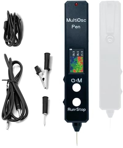 SEAFRONT Multimetro Oscilloscopio 2in1 con Batteria Ricaricabile Larghezza di Banda 400KHz Frequenza di Campionamento/s per Test Elettronici e Automobilistici (versione con termocamera)