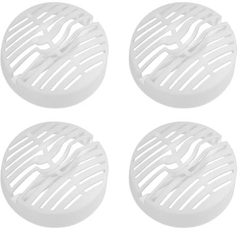 4 Stück Haarsieb für Dusche - 60 mm Haarsieb Dusche Abflusssieb Dusche Ablaufgarnitur für Dusche Ersatz, Kompatibel 6960, 6963, 6961, 6962 Haarfilter Siebeinsatz Duschablauf Siphon