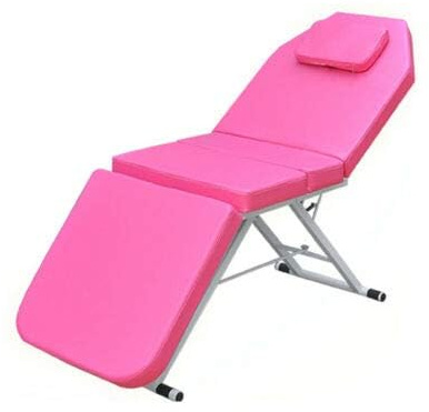 Promachineory Massageliege Klappbar Kosmetikstuhl 3 Zonen Salon SPA Bett Massagebett Massagestuhl 180 * 60 * 60cm - Rose