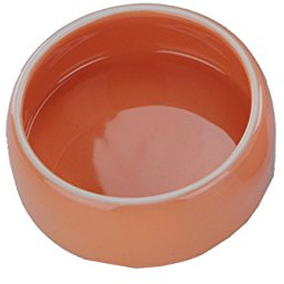 Nobby Keramik Futtertrog, Orange, 250 ml, 1 Stück (Packung mit 6)