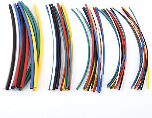 70pcs Gaine Thermorétractable 7 Couleurs 5 Tailles 2:1 | 7 Couleurs, 5 Tailles, Ratio de Contraction 2:1 pour Câbles et Connecteurs
