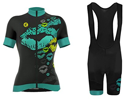 UGLY FROG Damen Kurzarm Radbekleidung Set 2019 Fashion Radtrikot + Radhose Damen Trikot Set Fahrradbekleidung Fahrradtrikot für Reiten Radfahren Radsport Frühling & Herbst
