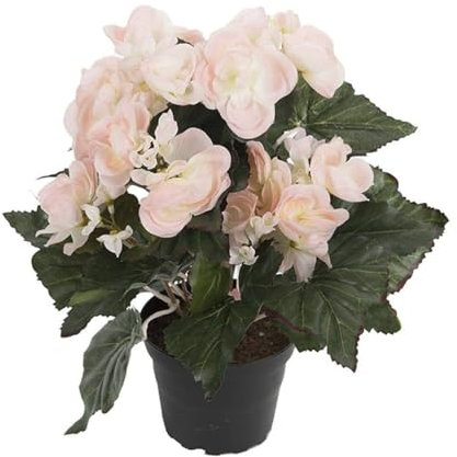 Artificial Begonia in Pot