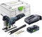 Festool Akku-Pendelstichsäge PSC 420 HPC 4,0 EBI-Plus CARVEX (mit Akkupack, Schnellladegerät, Stichsägeblatt-Set: WOOD FINE CUT und WOOD UNIVERSAL, Splitterschutz), im Systainer