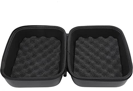 Alomejor Angelrollenhüllen Abdeckung Durable PU-Leder Harte Aufbewahrungsbox Angelrad Schutzhülle Tasche Aufbewahrungsbox für Tackle(Mittel)