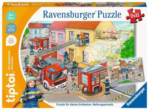 Ravensburger Puzzle Puzzle für kleine Entdecker: Rettungseinsatz 12 Teile