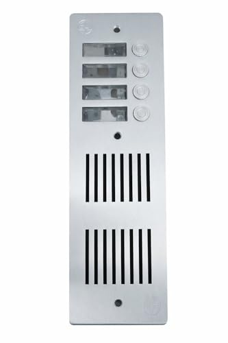 PULSANTIERA CITOFONO ANTIVANDALO ALLUMINIO 4 PULSANTI ELTAS AV1004
