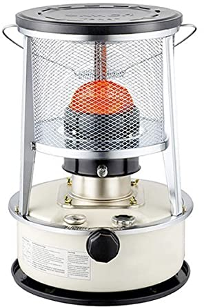 Ledpower Chauffage Au Kérosène Non Électrique Réchaud de Camping Portable Efficacité Radiateur Au Kérosène Chauffage Mobile Pour Tente Chasse Pêche Chauffage Extérieur/White-6L