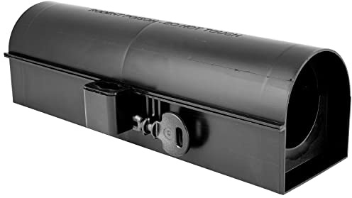 Köderstation Ratten Set Köderbox Garten Rohr Mausfalle Mäuse Rattenköderbox Box Rattenköderstation Rattenfalle Kinder- Haustiersicher Koederbox Petigi