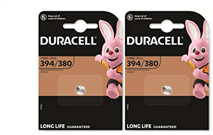 2 x Duracell 394/380 (2 ampoules de 1 batterie) 2 piles (SR936/V394/V380/SR45/SR936W/SR936WS)