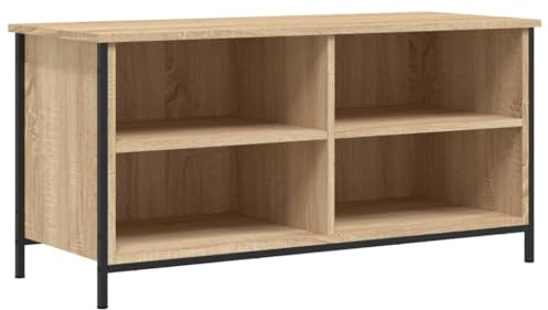 vidaXL Mueble para TV Madera contrachapada Roble Sonoma 100x40x50 cm