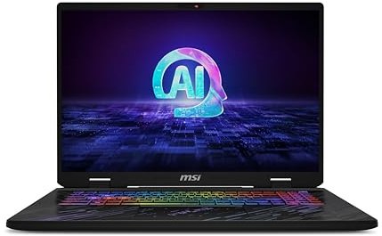 MSI Pulse 17 AI 17 Inch 16:10 QHD+ 240Hz Gaming Laptop - (Intel Core Ultra 9 185H, NVIDIA GeForce RTX 4060, 16GB RAM, 1TB SSD, Windows 11 Home) - Core Black