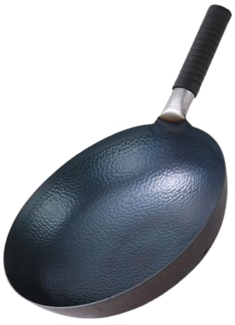 FELTECHELECTR Sartén Wok De Hierro Resistente Multifuncional Asa Aislada Para Cocina De Gas