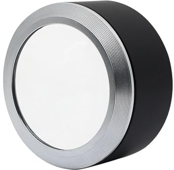 VNJUGF 5X Illumination Paperweight Magnifier 3 LED Dome Desktop Magnifying Glass 68 mm Optical Glass Lens Reading Magnifier wanglan