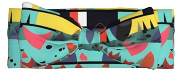 WZYCWB Diadema con diseño geométrico para bebé, accesorio elástico para el pelo, adecuada para bebés de 0 a 6 meses, regalo muy significativo