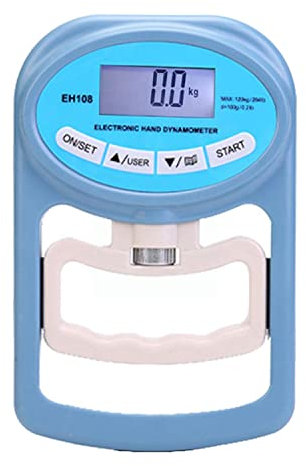Jrifedptry 1 Pz Grip Strength Trainer mano dinamometro Grip Meter Misurazione Elettronica 120,2 kg di forza della mano