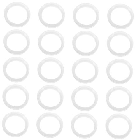 Zerodeko 72pcs Silicone Gasket Rings 58mm for Solar Water Heater Vacuum Tubes Replacement Seal Washers Kit for Solar Collector Maintenance and Leak Prevention