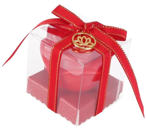 Housoutil 1 Pc lanterna rosa decorazione fatata fascia rosa scaldacandela festa lampade da scrivania lampade scrivania artigianato lampada mestiere di luce luce LED originale rosso