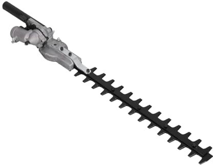 Fdit 9 Gearboxes Hedge Trimmer Head, 28mm Manganese Steel Branch Shear with 9 Tooth Drive Shaft, Wide Application for Pruning Hedges, Shrubs, and Twigs