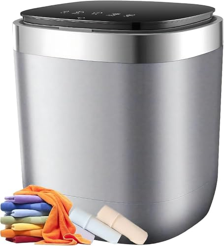 7L Portable Washer Dryer Combo - Fully Automatic 3-in-1 Compact Laundry Machine | Deep Clean for Underwear, Baby Clothes & Socks | Ideal for Apartments, Dorms, Travel
