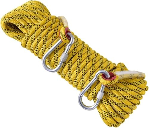 Outdoor-Kletterseil, 8 mm, statisches Seil für Eisklettern, Feuerrettung, Fallschirm, 100 m