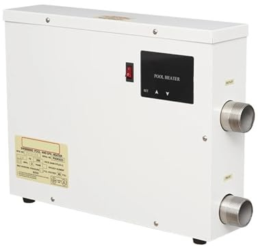 YXZKJZJ Thermostat d'eau de Spa électrique de 5,5 KW à 11 KW avec écran Tactile for Piscine Hors Sol et Baignoire creusée Chauffage Efficace(5.5KW)