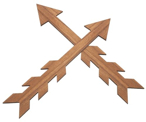 Toyvian 2Pcs Wooden Arrow Sign for Mailbox Garden Decoration, Vintage Rustic Wood Wall Art Plaques, Farmhouse Arrow Hanging Signs for Outdoor and Wedding Use