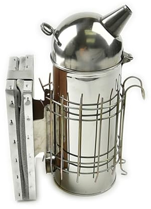 Extra-Large 31cm Extra-Height Stainless Steel Beekeeping Smoker Tool Apiculture Bee Tools(Extra-Large 31cm A)