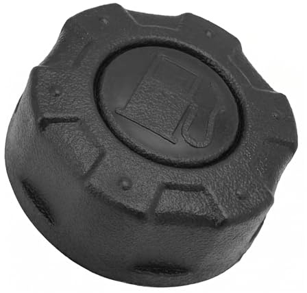 Ruvan Tapón de Depósito para Cortacésped, Tapón de Combustible MS139-42, Piezas de Repuesto para Motor de Gasolina de Jardín con Junta de Poliuretano PE, Color Negro, 1 Pieza
