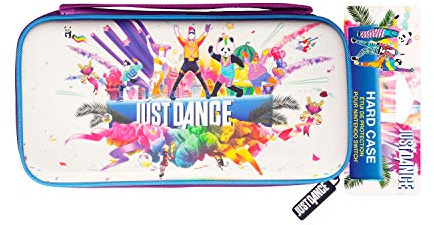 Subsonic SA5504 Just Dance 2019 - Harte und stoßfeste Aufbewahrungstasche für Nintendo Switch - EVA-Etui mit Reißverschluss Purple/blau