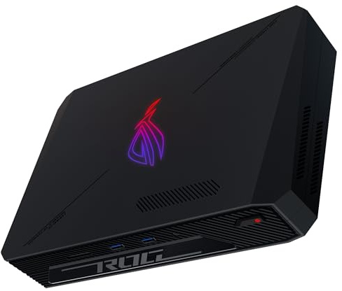 ASUS ROG NUC stationär dator (Intel Core Ultra 9 185H, GeForce RTX4070, 32 GB DDR5 RAM, 1 TB SSD, Windows 11 Home, inklusive strömkabel)