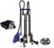 Right 75MA Elettropompa sommergibile Ebara V230 monofase con galleggiante pompa sommersa per acque luride liquame girante acciaio vortex anti intasamento con disgiuntore termico salvamotore