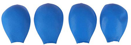 Haustier Hund Schuhe Wasserdicht Ballon Gummi Regen Stiefel Schuhe Katze Socken Für Welpen Chihuahua Botas Buty Dla Psa Botas para Perro-Blau_M.