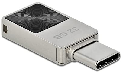 Delock 54083 Clé USB 3.2 Gen 1 USB-C™ 32 Go – Boîtier en métal argenté