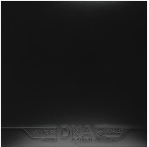 STIGA Table Tennis Rubber DNA Platinum M, 2.3 with Superior Grip and Optimal Spin, Black