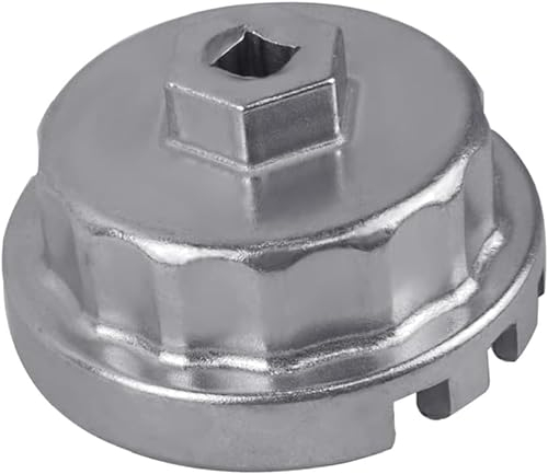 Ölfilterschlüssel für Toyota, Lexus, RAV4, Camry, Cruiser, Avalon, Tacoma, Tundra, Highlander, Sienna, 64 mm, 14 Rillen, Ölfilterkappen-Entfernungswerkzeug