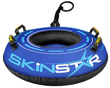 SkinStar Cross Profi Snow Tube Ø75cm Blue Schlitten Bob Rodel Reifen Schneereifen Rutschreifen