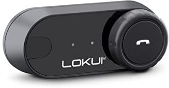 Midland - Interfono Moto Bluetooth Singolo Lokui K30, Auricolari Casco Moto Universali e Impermeabili, Portata 800m per 2 Persone, Batteria 10H, Cancellazione Rumore DSP, Altoparlanti Hi-Fi, Microfoni