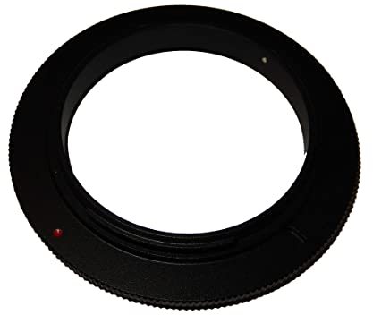 vhbw 55 mm Retroadapter kompatibel mit Nikon D800, D90 Kamera - Umkehrring für 55 mm Objektiv