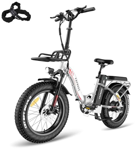 Fafrees F20 MAX E-Bike Faltbares Elektrofahrrad 48V 22.5AH Akku mit großer Kapazität,20 Zoll *4.0 Fat Tire Klapprad E-Mountainbike 7S 150kg Belastbar