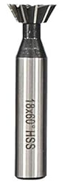 BCOMFY 1PC 45/55/60 Grad HSS Schwalbenschwanz Fräser 10-60mm Gerade Schaft HSS Ende Mühle CNC Router Bit Schwalbenschwanz Cutter Ende Mühle (Size : 30x55)