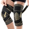 Copper Knee Support for Men/Women with Strap, 2 Pack Knee Compression Sleeve, Adjustable knee Brace Support for Arthritis, ACL, MCL, Meniscus Tear, Knee Pain Relief, Running, Sports, L