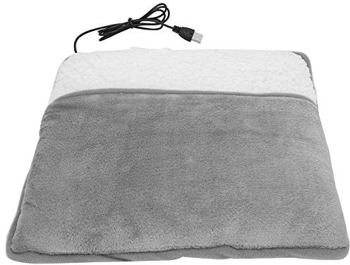 Glomora Elektrisch beheizte Fußwärmer, USB-Fußheizkissen Winter-Fußwärmer, mit schneller Heiztechnologie, für Schreibtisch, Bett, Büro, Zuhause