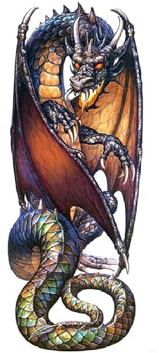 Nirbffo Tatouages autocollants de tatouage, motif dragon, autocollants de tatouage transférables, trois variétés, 6 feuilles au total