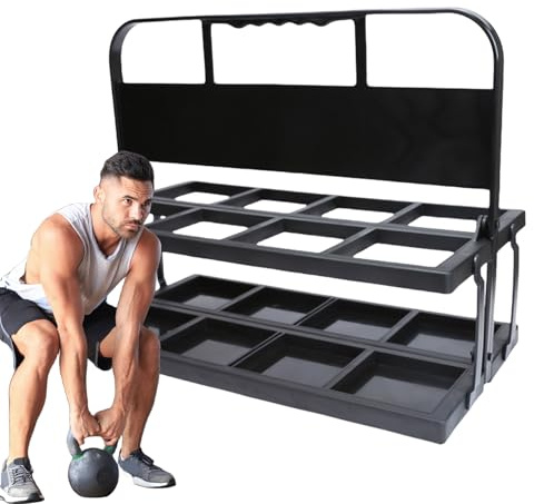 Generisch Squeeze Wasserflaschenträger - Sport-Wasserflaschenträger, Caddy-Halter Quetschwasserbecher | Zusammenklappbarer Flaschenhalter Von Team Equipment, Für Bis Zu 8 Flaschen, Tragegestell